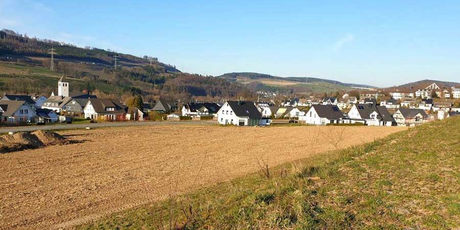 Bestwig Baugebiet Wiebusch 2021