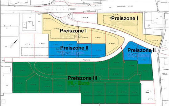 Neubaugebiet Störmanns Wiese in Eslohe. Plan: Gemeinde Eslohe