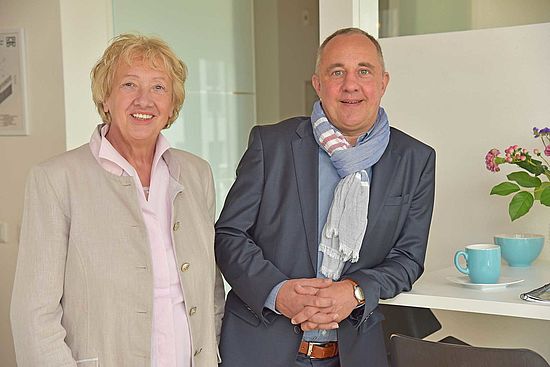 Marcus Schüttler ist langjähriger Ansprechpartner seitens Stiebel Eltron für Ute Lefarth-Kaufhold von Partner Haus.