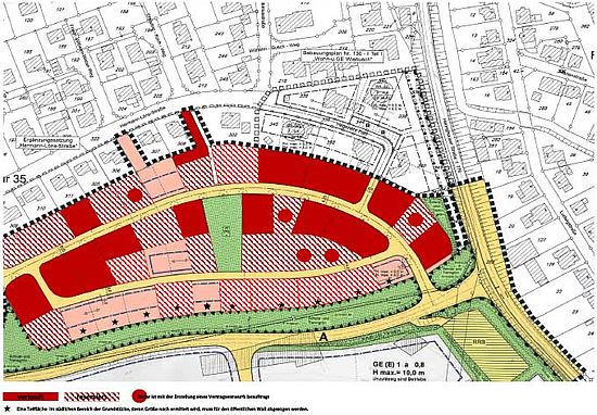 Neubaugebiet Wiebusch in Bestwig. Plan: Gemeinde Bestwig