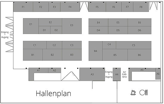 Hallenplan BauLokal Ausstellung Arnsberg 2016