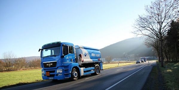 Aral-LKW im Sauerland. Foto: Grüne Mineralöle