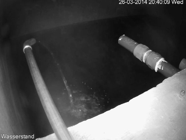 Hochbehälter-Überwachung: Live-Bild aus dem Bassin. Foto: uniserve