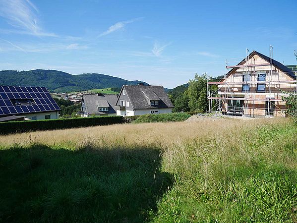 Baugebiet Assinghausen / Auf dem Kampe. Foto: Oliver Schaeffer