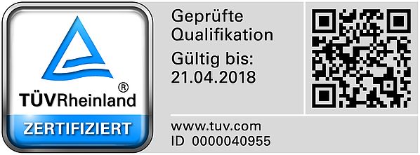 TÜV Siegel Bautenschutz