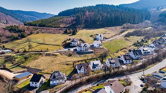 Neubaugebiet Taasfeld in Schmallenberg. Foto: S. Droste